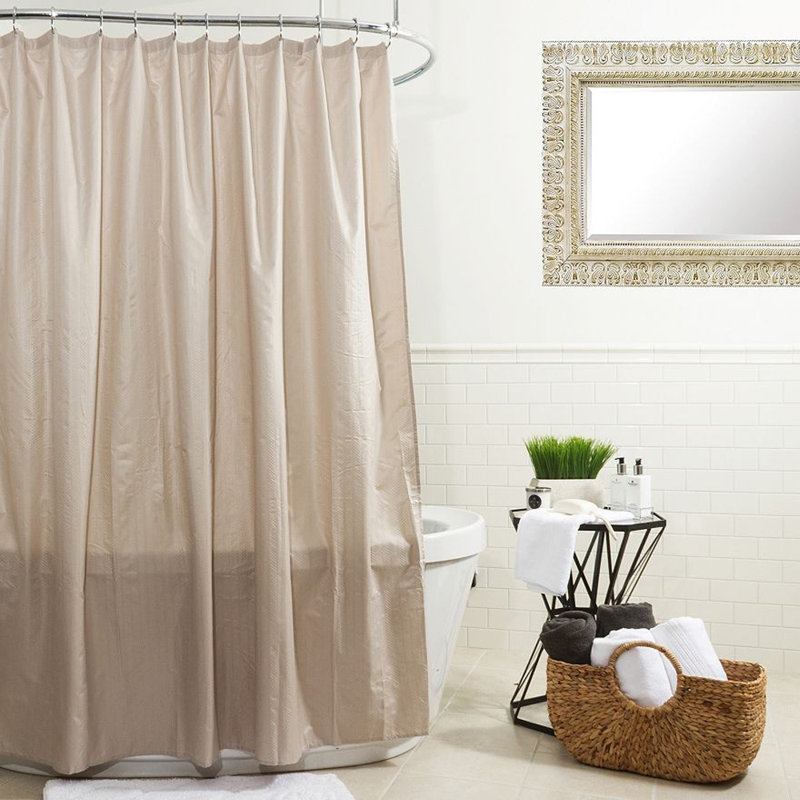 Symple Stuff Water Proof Microfiber Single Shower Curtain Wayfair